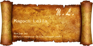 Magocs Leila névjegykártya